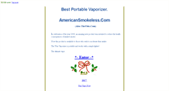 Desktop Screenshot of americansmokeless.com